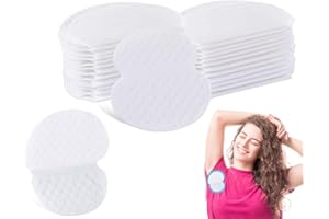 Abiyou 150 Piezas Almohadillas Sudor Axilas, Almohadillas para el Sudor, Protector de Axilas para el Sudor, Antitranspirante Axilas,Sudor Almohadillas,Almohadillas Axila,para Mujeres y Hombres(Bianco)