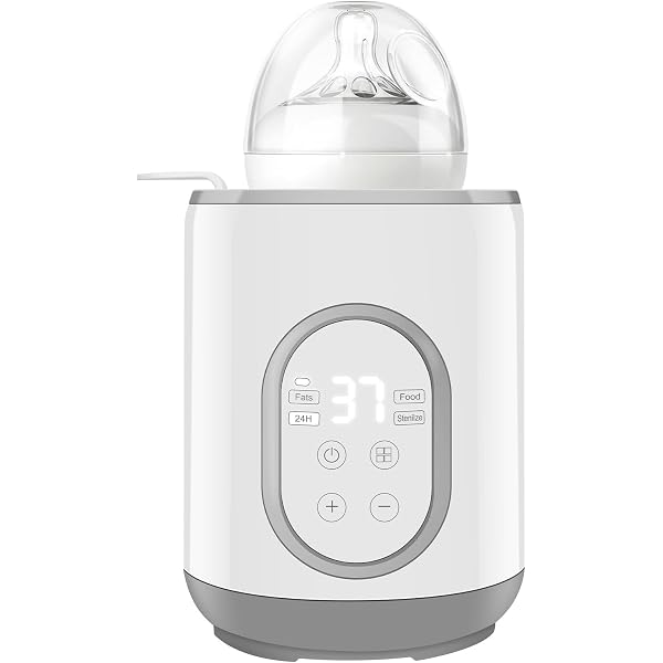 Chauffe-biberon 8 En 1 Intelligent - Température Réglable 30-100°C, Stérilisation Vapeur, Maintien Au Chaud 24h - Pour Lait Maternel Et Biberons - 6