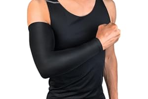 DAZZLEEX Coudières souples pour gardien de but - Protège-bras pour juniors et adultes - Manchons de compression musculaire en polyester - Bandes de protection solaire