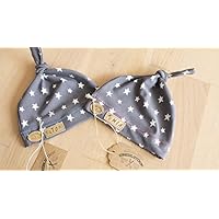 Personalisiertes Erstlingsmützchen Gr. 0-6 Monate