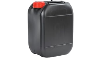 HARD Garrafa bidón plástico 10 litros Negra homologado ADR boca ancha ideal para agua gasolina químicos depósito aire acondicionado camping furgoneta camper (1)