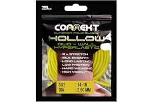 Connekt Hollow Duo-Wall Hyperlastic | Latex Pole Elastic | Perfect For Silvers, Winter F1 Carp, Stock Carp, Small Carp, Paste Fishing & Light Margin, Big Carp and Monster Carp