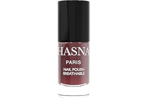 HASNA COSMETICS Hasna Paris - Vernis à Ongles Halal - Éco-Responsable - Brillance et Longue Tenue - Facile à Appliquer - 6ml (BORDEAU)