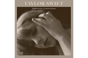 Taylor Swift OFFICIAL | 2026 7 x 14 Inch (Hanging) Monthly Mini Wall Calendar | BrownTrout | Music Pop Singer Songwriter Celebrity