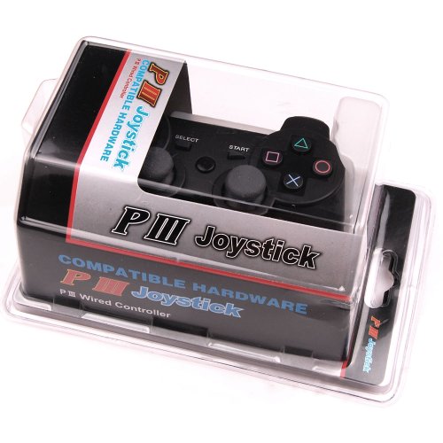 Tomee PlayStation 3 PS3 Wired Controller BLACK