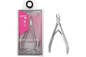 STALEKS PRO by Natury Nails Professional Cuticle Nipper 3 mm Stainless Steel Smart 10-5 (NS-10-5)
