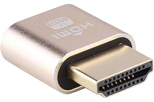 Bewinner Tarjeta Gráfica Spoof HDMI Carga Falsa,Dummy Plug Emulador de Pantalla HDMI,Emulador de Pantalla de Monitor Virtual de Alta Resolución,VGA Camuflaje Analógico Pantalla de Bloqueo HD Virtual