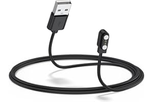 Oumida Chargeur Montre Connectée, Câble Chargement Magnétiquepour Montres Connectées, Câble de Recharge pour Montre Intelligente Universel (USB 50cm)
