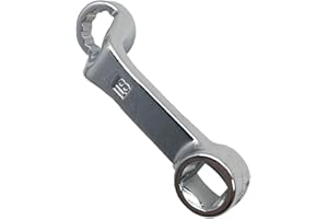 ZKTOOL 18MM Outil de Réglage du Carrossage de Suspension, Compatible avec Audi VAG, Clé de Réglage du Carrossage de l'Essieu Arrière, Outil d'Alignement des Roues, Équivalent à l'OEM T10179