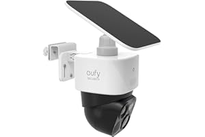 TIUIHU Odporny na warunki atmosferyczne uchwyt rynny dachowej do eufy Security SoloCam S340, regulowany aluminiowy pałąk, akcesoria do eufy SoloCam S340