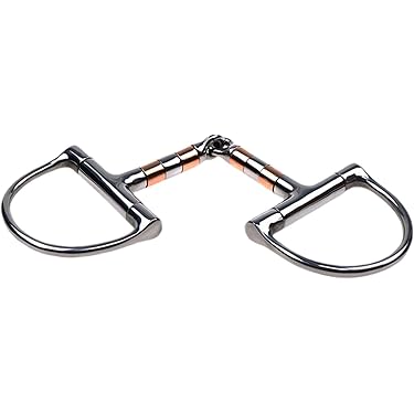 Morso Per Cavallo Eggbutt In Acciaio Inox Con Bocca In Rame - Anello Francese 5 Pollici - Foto 10