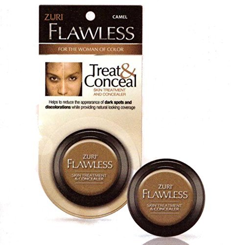 Zuri Flawless Treat & Conceal Skin Treatment & Concealer - Camel (Pack of 2)