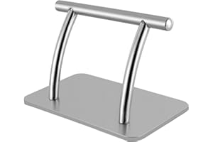 DDZcozy Barber Beauty Salon Chair - Poggiapiedi in acciaio inox, per parrucchieri, tatuaggi, salone di bellezza