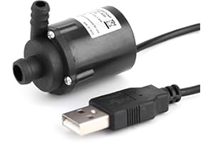 EJOYOUS Brushless JT-160 A DC 5V Micro Pompa ad Acqua Sommergibile Con Presa USB Silenziosa Computer Senza Spazzole Pompa di Raffreddamento ad Acqua Piccola Mini Pompa Sommergibile