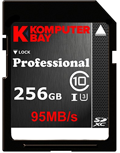 Komputerbay Professional 256 GB High Speed SDXC Class 10 UHS-I, U3 up to 95 MB/Sec Flash Card