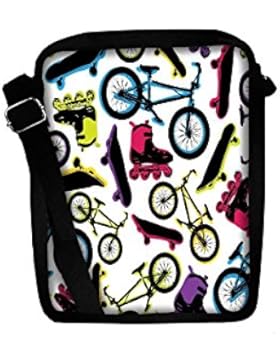 Snoogg , Damen Umhängetasche mehrfarbig multi