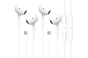 INTOBAS 2 Pack Écouteurs Filaires USB C pour iPhone 16/15 Intra-Auriculaires avec Micro Intégrés et Contrôle du Volume, Écouteurs Stéréo Hi-FI Antibruit Compatibles avec iPhone 16/15/Plus/Pro