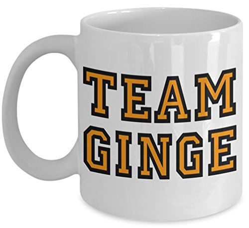 Team Ginge Funny Ginger Hair Novelty Gift Mug