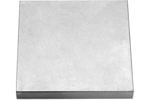 OUDTINX Oudtinz Bloc de banc en acier pour bijoux et estampage 15,2 x 15,2 cm