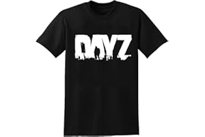 ZHENTAI DayZ Mens T-Shirt Funny Printed Graphic Tee Black Size L