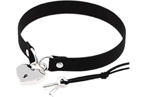 QIANDI Vintage Necklace for Women Jewelry Cosplay Collar Gothic Lolita Jewelry Love Heart Choker Chain Necklace