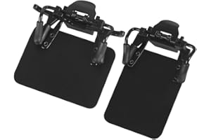 DONGKER Clip oclusor para gafas de tiro, 2 piezas de ángulo ajustable de 180° para gafas de tiro para entrenamiento deportivo