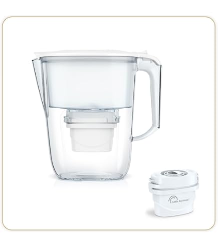 12 Cartouches Filtrantes LITTLE BALANCE - Compatibles Avec La Plupart Des Carafes, Filtration Chlore & Calcaire