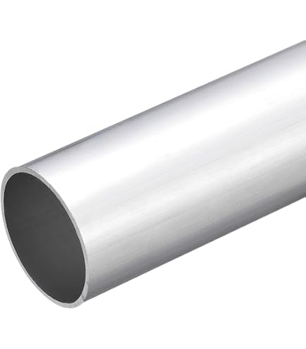 2 Tubi In Alluminio 6063 Tondo 19x5.2 Mm Lunghezza 300 Mm | Profilo Metallico Per Telaio Macchinari, Fai Da Te, Mobili