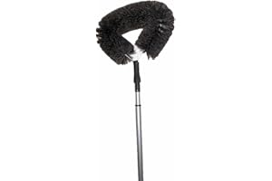 Astuceo Balai tête de Loup en Poils de chèvre Manche Extensible