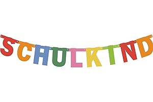 HOECMRHP Schulkind Girlande Hänge Deko zu Einschulung, Bunt Schulkind Banner für Schuleinführung Schulanfang Dekoration Schule Jungs Mädchen