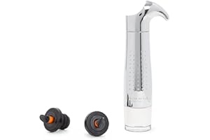 L’ATELIER DU VIN – Gard’Vin on/Off – 2 Bouchons Gard’Vin – Rebouchez Vos Bouteilles Entamées – Métal