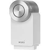 Nuki Smart Lock Pro (4. Generation), smartes Türschloss mit WLAN und Matter für Fernzugriff, elektronisches Türschloss macht 