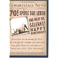 Olivia Samuel Geburtstagskarte Zum 70. – Motiv Sonne & Wein, A5, 148x210 Mm