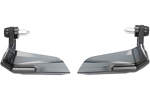 KAKAKE Motorcycle Handguard, Motorcycle Handlebar Protector Aluminum Alloy Universal Windproof for Sport Dirt Bike ATV(Black)