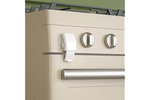 SAFELON 1 PC Update Baby Safety Oven Door Lock, Kitchen Safety Oven Door Lock, Childproofing Lock for Babies & Toddlers, Heat-Resistant, No Drilling (White)