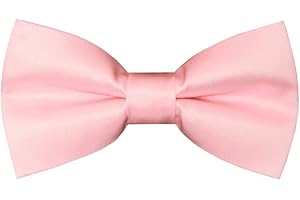 TIES R US Pre Tied Blush Pink Boys Bow Tie Age 18 Months-3 Years