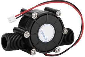 HUSHUI 0-80V 10W High Power Water Generator Hydroelektriskt Laddningsverktyg för Intelligenta Kranar och Duschar, Hållbart ABS-material, Kompakt 88mm