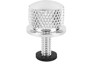 YCTZE Accessoires - Motorrad Sitzschraube Polierte Edelstahl Rücksitzschraube Sitzbank Schraube Für Die Meisten Modelle Ab 1996