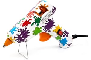 VAPPORE Pistola Silicona Caliente para Manualidades 20W. Incluye 8 Barras de Silicona de 7mm. Pistola de Silicona bricolaje y reparaciones en el Hogar, Oficina, Colegio. Pistola de Silicona niños pequeños