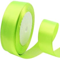 Ruban - Vert Olive - 20mm x 23 Mètres - Pour Emballage, Artisanat