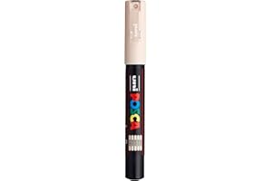Faber-Castell Uni-ball 186772 – POSCA marker z bardzo cienką okrągłą końcówką, beżowy