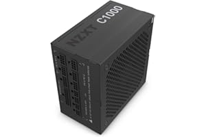 ‎NZXT NZXT C1000 Gold - PA-0G1BB-EU - 1000 Watt Netzteil - 80 Plus Gold Zertifiziert - DC-DC Technologie - Semi Modular Design - Ummantelte Kabel - ATX Gaming Netzteil