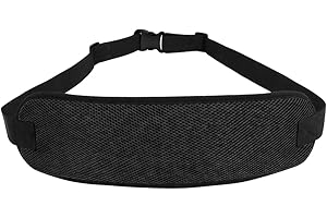 NHQZ 1 pezzo Cintura Sedia a Rotelle,Sedia a Rotelle Cintura di Seduta Antiscivolo Spessa, Regolabile, Anti-Caduta con Fibbia, per Anziani,Bambini (Nero)