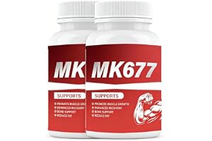 (2st)MK-677 för muskeltillväxt, förbättrad återhämtning, benstöd och fettminskning, fettförlust och kroppsformning - Icke-GMO, glutenfri