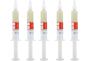 WALFRONT 5 Piezas de Pasta Abrasiva de Diamante Pasta de Pulido de Diamante Pulido Pasta de Pulido Compuesto Conjunto de Herramientas de Pulido de Molde(W0.5#10000)