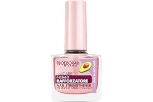 Deborah Milano - Smalto Trattamento Rafforzatore per Unghie Deboli e Sfaldate, con Calcio, Cheratina e Olio di Avocado, Ripara e Dona Nutrizione, 8.5 ml