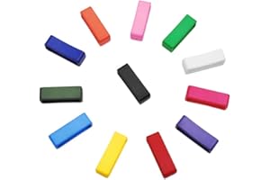 CooBigo 50pcs Pack 1"(26.5mm) Webbing Plastic Belt Loop Keeper Dog Collar Harness Backpack Straps Bag Parts #FLC094(Mix-s)