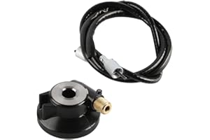 VOANZO Cable de velocímetro de Motocicleta de 12 mm con Engranaje Impulsor Cable de velocímetro de Repuesto para Scooters y Motocicletas de 50 CC a 150 CC