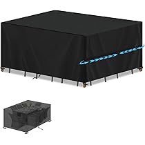 Housse Salon De Jardin, 210x90x75cm Housse Table De Jardin