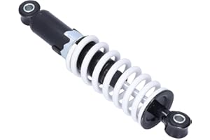 Hozee 250 Mm Universal-Motorrad-Stoßdämpfer, Stoßdämpfer-Ersatz mit Lasteinstellung, Stoßdämpfer und Federbeine für ATV/Go Kart/Quad Dirt/Sportbikes, Wasserdicht und Rostfrei